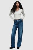 Лонгслів AllSaints HALLIE жіночий колір білий Лонгслів AllSaints HALLIE жіночий колір білий