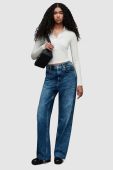 Лонгслів AllSaints HALLIE жіночий колір білий Лонгслів AllSaints HALLIE жіночий колір білий