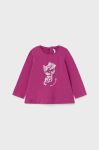 Лонгслів для немовлят Mayoral колір фіолетовий