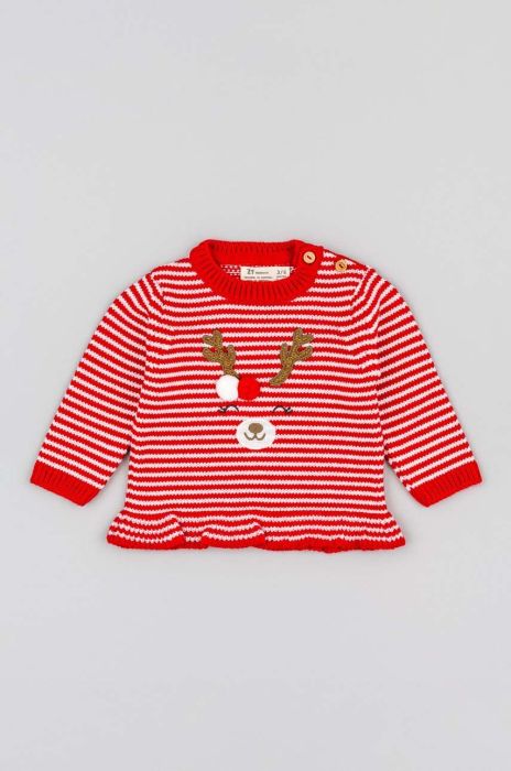 Светр для немовлят zippy колір червоний Светр для немовлят zippy колір червоний