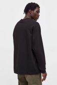 Бавовняний лонгслів G-Star Raw колір чорний однотонний (3523334) Бавовняний лонгслів G-Star Raw колір чорний однотонний (3523334)