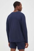 Лонгслів лаунж HUGO колір синій з принтом