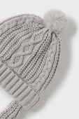 Дитяча шапка і рукавички Mayoral Newborn колір сірий Дитяча шапка і рукавички Mayoral Newborn колір сірий