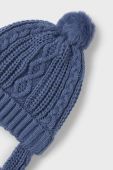 Дитяча шапка і рукавички Mayoral Newborn колір блакитний Дитяча шапка і рукавички Mayoral Newborn колір блакитний