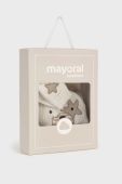 Дитяча шапка і рукавички Mayoral Newborn Gift box колір бежевий Дитяча шапка і рукавички Mayoral Newborn Gift box колір бежевий