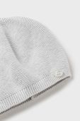 Дитяча бавовняна шапка Mayoral Newborn колір сірий з тонкого трикотажу Дитяча бавовняна шапка Mayoral Newborn колір сірий з тонкого трикотажу