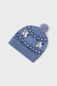 Дитяча шапка і шарф Mayoral колір блакитний (3424003) Дитяча шапка і шарф Mayoral колір блакитний (3424003)