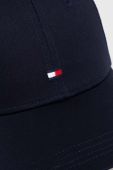 Бавовняна бейсболка Tommy Hilfiger колір синій однотонна (3268885) Бавовняна бейсболка Tommy Hilfiger колір синій однотонна (3268885)