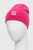 Кашемірова шапка Pinko колір фіолетовий з тонкого трикотажу вовна (3428686)