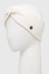 Пов'язка з домішкою вовни Roxy колір білий