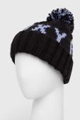 Шапка Roxy колір чорний з товстого трикотажу (3625097)