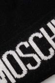 Вовняна шапка Moschino колір чорний Вовняна шапка Moschino колір чорний