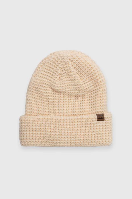 Шапка Billabong колір бежевий з товстого трикотажу (3577516) Шапка Billabong колір бежевий з товстого трикотажу (3577516)