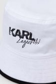Двосторонній бавовняний капелюх Karl Lagerfeld колір чорний з бавовни (3354014)