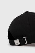 Бавовняна бейсболка Karl Lagerfeld Jeans колір чорний з аплікацією (3347135) Бавовняна бейсболка Karl Lagerfeld Jeans колір чорний з аплікацією (3347135)
