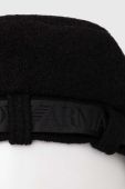 Вовняний берет Emporio Armani колір чорний вовна Вовняний берет Emporio Armani колір чорний вовна