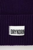 Шапка з домішкою вовни Drykorn колір фіолетовий з товстого трикотажу Шапка з домішкою вовни Drykorn колір фіолетовий з товстого трикотажу