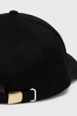 Бавовняна бейсболка Armani Exchange колір чорний з аплікацією (3470472)