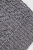 Кашемірова шапка Weekend Max Mara колір сірий з тонкого трикотажу