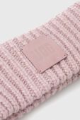 Пов'язка з домішкою вовни UGG колір рожевий (3590961) Пов'язка з домішкою вовни UGG колір рожевий (3590961)