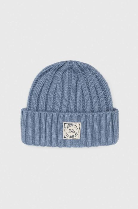 Шапка Pepe Jeans колір блакитний