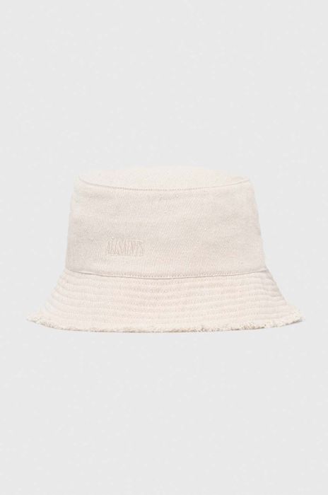 Капелюх AllSaints колір бежевий