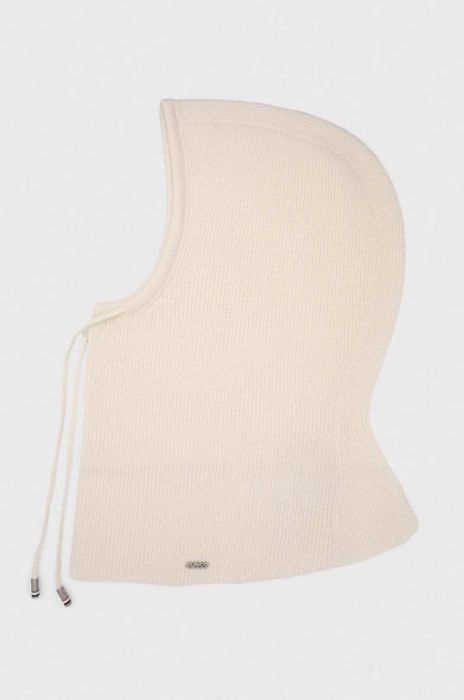 Балаклава BOSS колір білий з тонкого трикотажу Балаклава BOSS колір білий з тонкого трикотажу