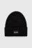 Шапка HUGO колір чорний з тонкого трикотажу (3559539) Шапка HUGO колір чорний з тонкого трикотажу (3559539)