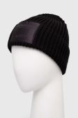 Вовняна шапка Patrizia Pepe колір чорний з товстого трикотажу вовна (3519818)
