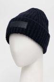 Шапка з домішкою вовни Tommy Hilfiger колір синій з товстого трикотажу (3415147) Шапка з домішкою вовни Tommy Hilfiger колір синій з товстого трикотажу (3415147)