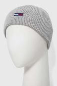 Шапка і шарф Tommy Jeans колір сірий Шапка і шарф Tommy Jeans колір сірий