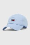 Бавовняна бейсболка Tommy Jeans з аплікацією колір блакитний (3441802) Бавовняна бейсболка Tommy Jeans з аплікацією колір блакитний (3441802)