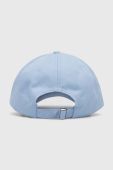 Бавовняна бейсболка Tommy Jeans однотонна колір блакитний (3441806) Бавовняна бейсболка Tommy Jeans однотонна колір блакитний (3441806)