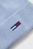 Шапка Tommy Jeans колір блакитний