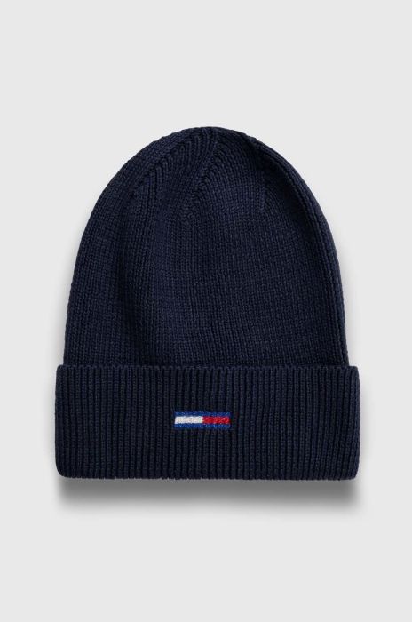 Шапка Tommy Jeans колір синій Шапка Tommy Jeans колір синій