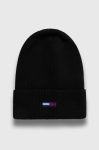 Шапка Tommy Jeans колір чорний Шапка Tommy Jeans колір чорний