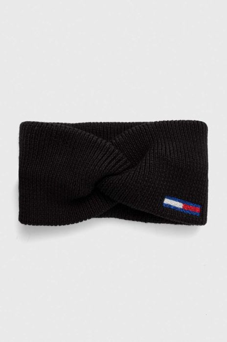 Пов'язка Tommy Jeans колір чорний Пов'язка Tommy Jeans колір чорний