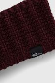 Пов'язка Jack Wolfskin колір бордовий