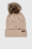 Шапка і шарф Barbour колір бежевий (3550212)