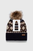 Шапка і шарф Barbour колір синій (3550216) Шапка і шарф Barbour колір синій (3550216)