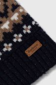 Шапка і шарф Barbour колір синій (3550216) Шапка і шарф Barbour колір синій (3550216)