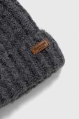 Шапка і шарф Barbour колір сірий (3550219) Шапка і шарф Barbour колір сірий (3550219)