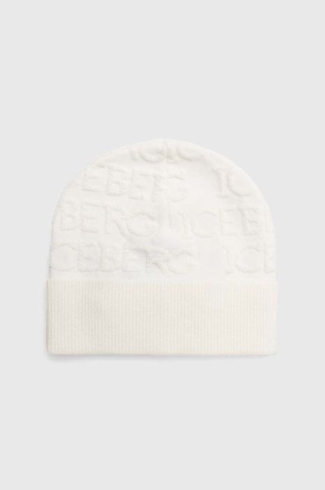 Шапка Iceberg колір білий з тонкого трикотажу