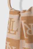 Шапка і шарф Lauren Ralph Lauren колір бежевий