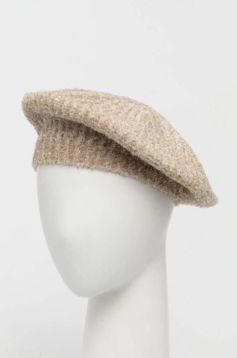 Берет MAX&Co. колір бежевий Берет MAX&Co. колір бежевий