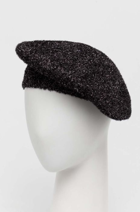 Берет MAX&Co. колір чорний Берет MAX&Co. колір чорний