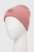 Вовняна шапка Joop! колір рожевий вовна