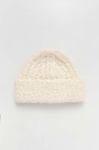 Вовняна шапка Lovechild колір бежевий з товстого трикотажу вовна