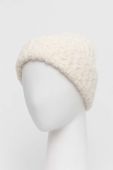 Вовняна шапка Lovechild колір бежевий з товстого трикотажу вовна