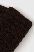 Вовняна шапка Lovechild колір коричневий з товстого трикотажу вовна Вовняна шапка Lovechild колір коричневий з товстого трикотажу вовна